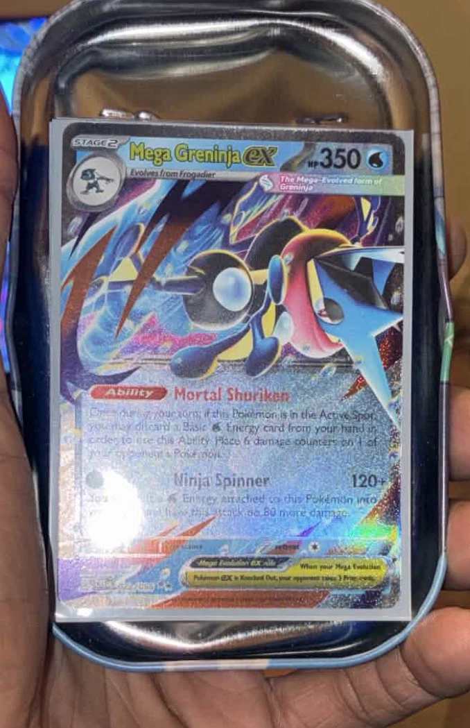 Pokemon Mega Greninja EX Card