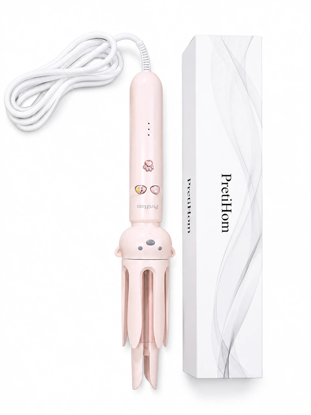Prettihom Pink Octopus Hair Curler