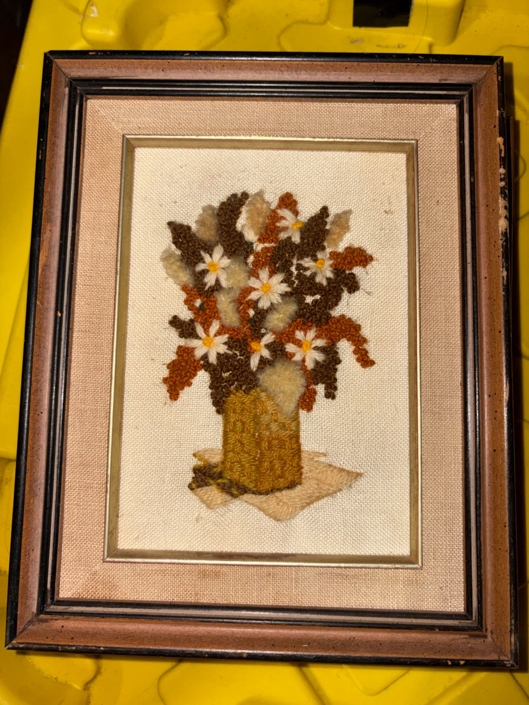 Framed Embroidery Art - Floral Arrangement - photo 2
