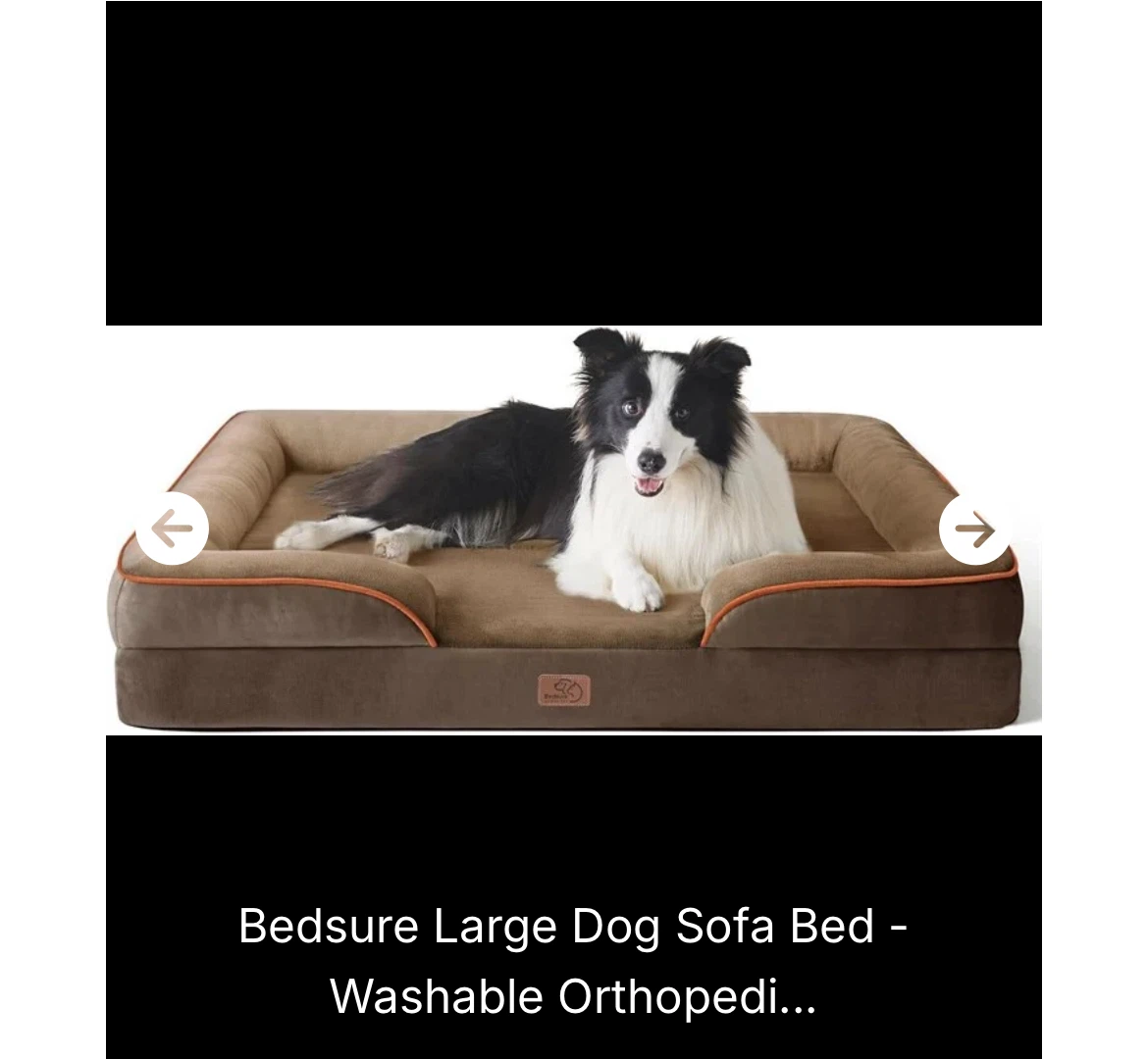 Bedsure Large Dog Sofa Bed