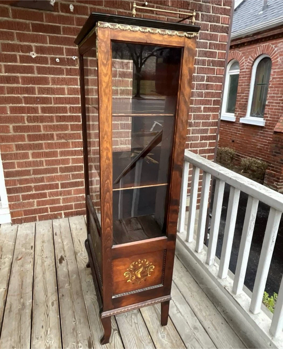 Antique Display Cabinet with Glass Doors - photo 3