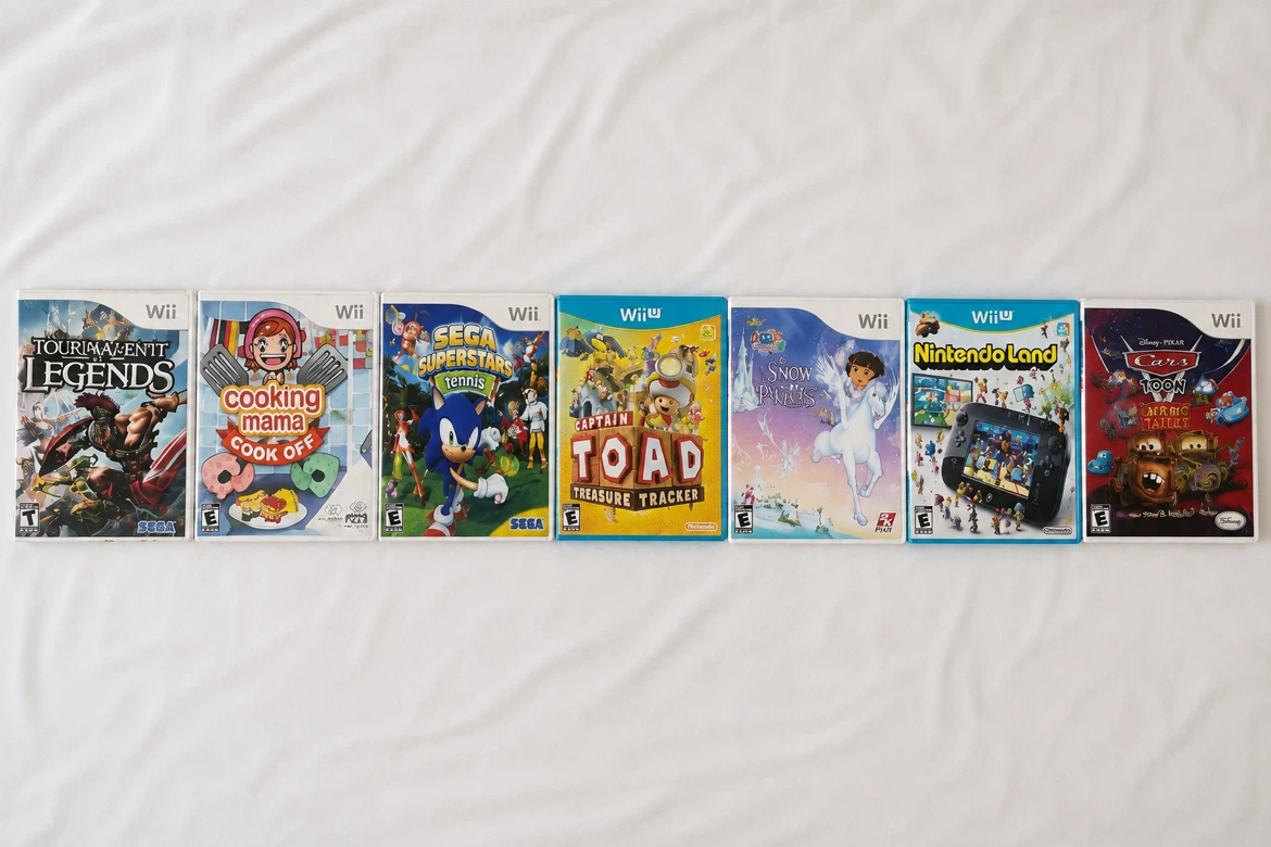 Wii and Wii U Video Games Bundle