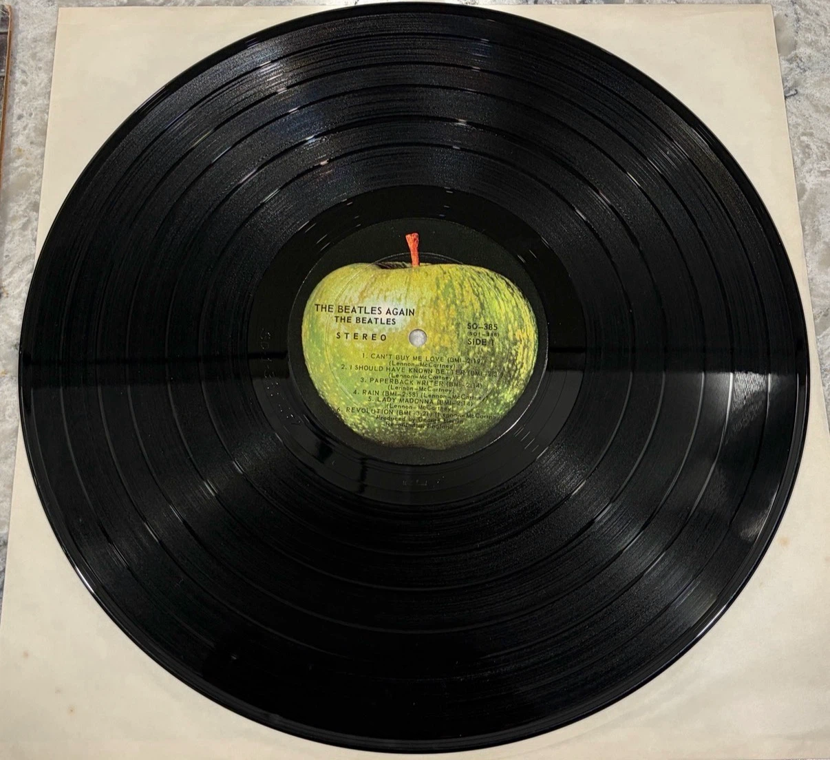 The Beatles Again/Hey Jude Canadian Apple Records (SO-385) - photo 3