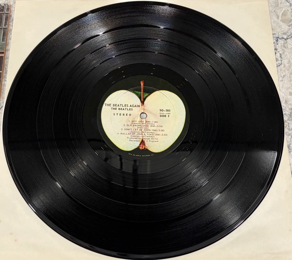 The Beatles Again/Hey Jude Canadian Apple Records (SO-385) - photo 4