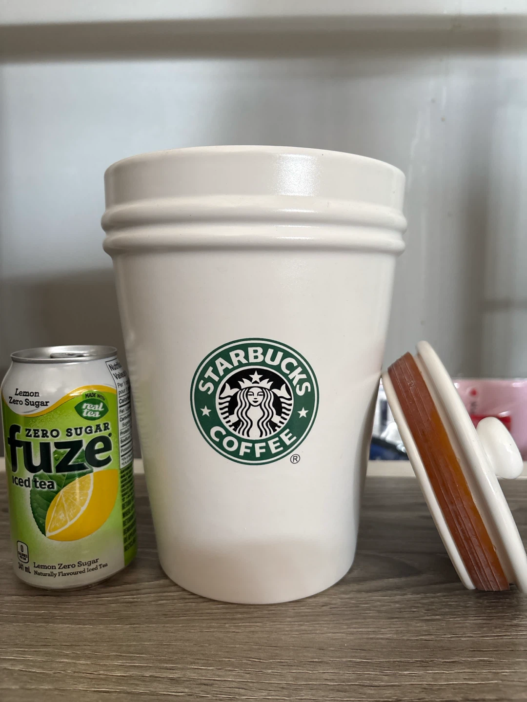 Starbucks Coffee Ceramic Canister with Lid