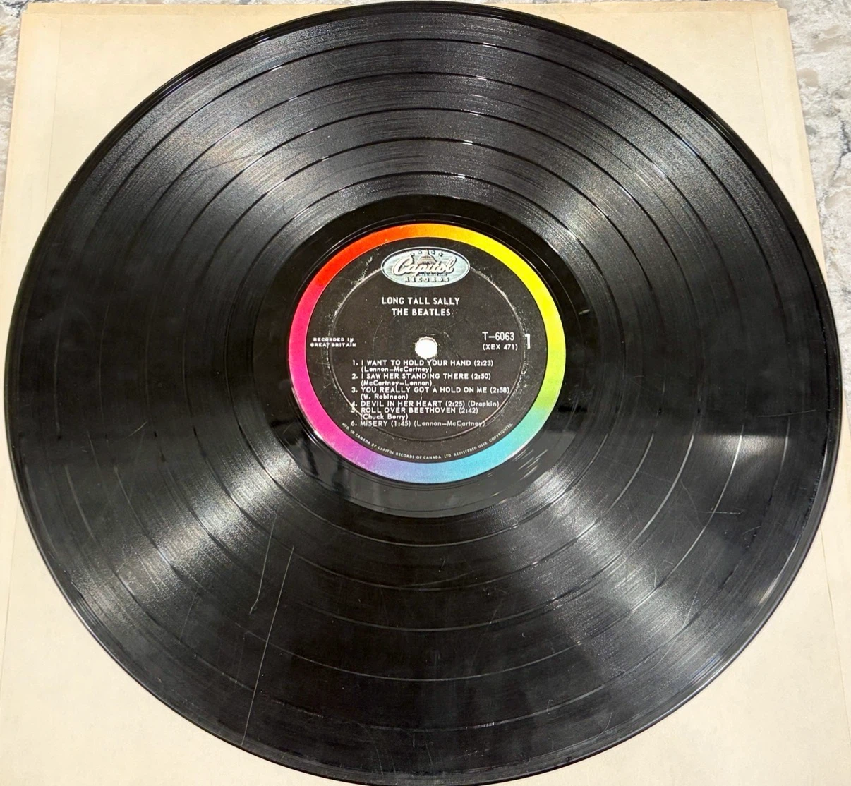 The Beatles Long Tall Sally LP 1964 Canadian Press (T-6063) - photo 3