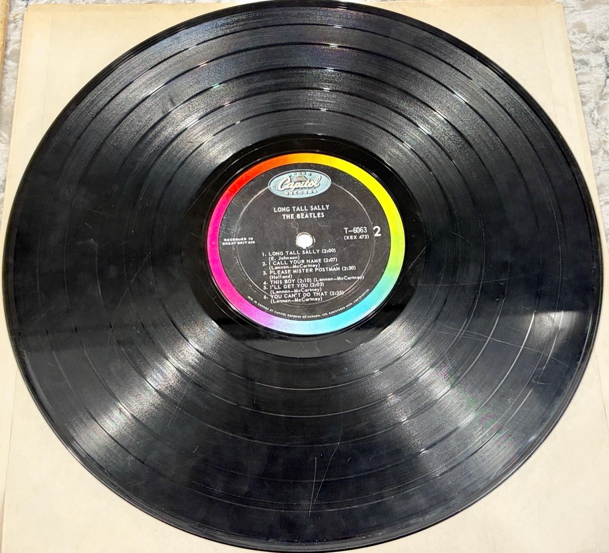 The Beatles Long Tall Sally LP 1964 Canadian Press (T-6063) - photo 4