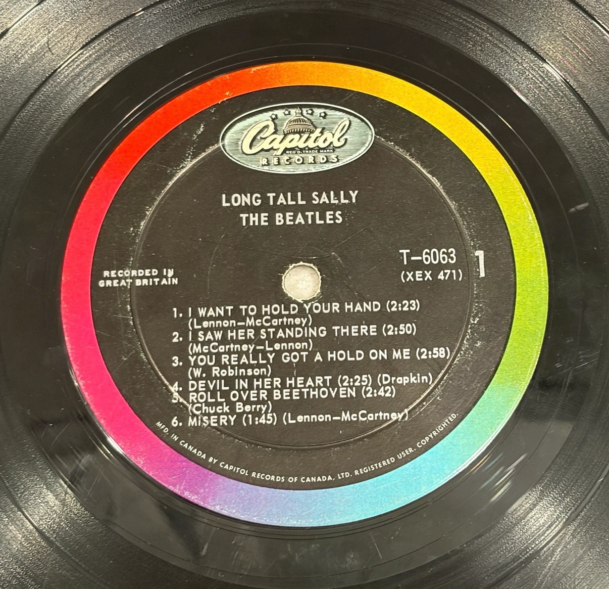 The Beatles Long Tall Sally LP 1964 Canadian Press (T-6063) - photo 5