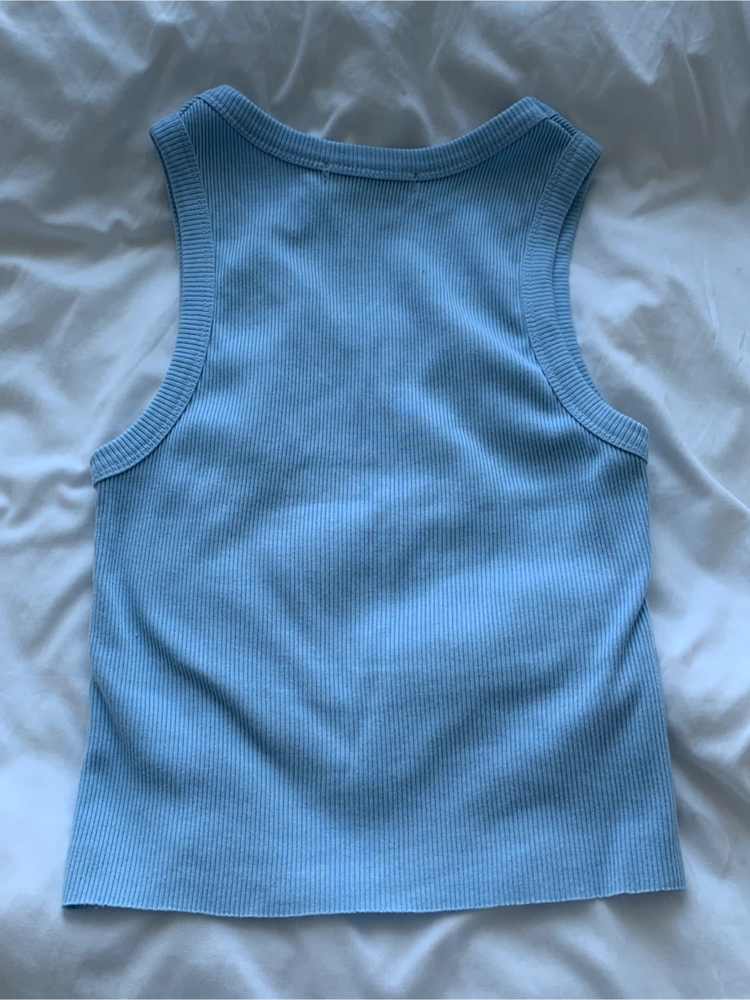 Korean style cropped sleeveless top - photo 4