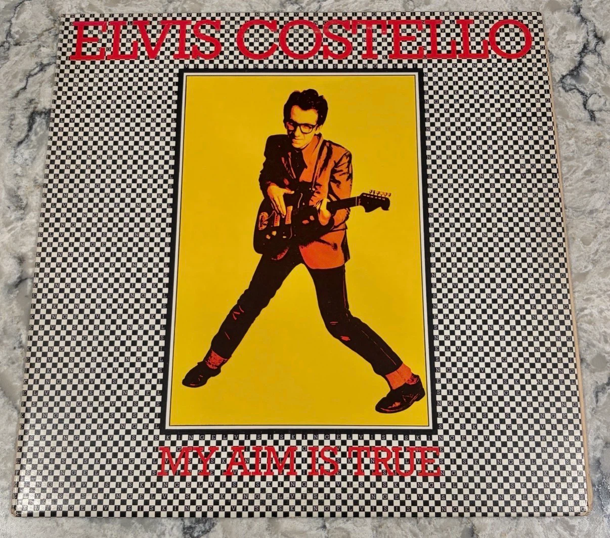Elvis Costello My Aim Is True LP Original Can Press PC 35037