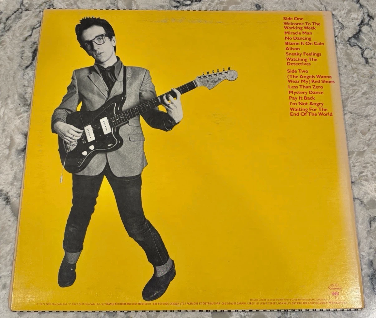 Elvis Costello My Aim Is True LP Original Can Press PC 35037 - photo 2