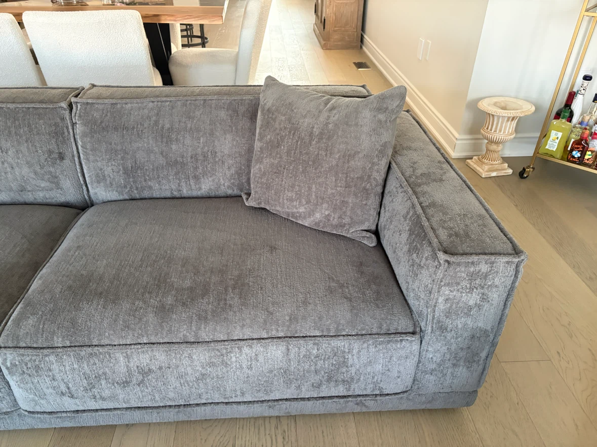 Grey Sofa with Cushions - photo 3