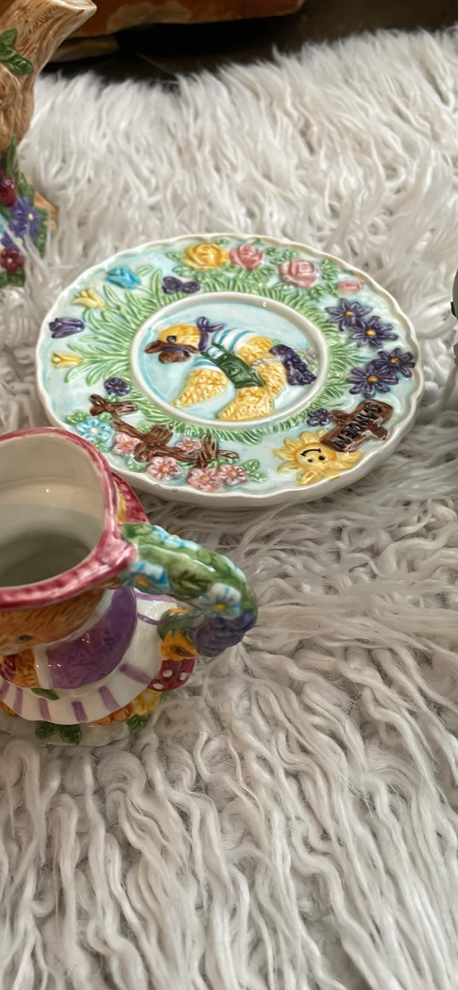 Ceramic Teddy Bear Tea Set