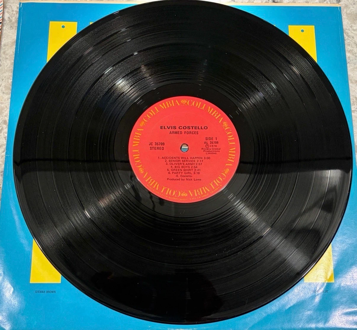 Elvis Costello Armed Forces Record 🇨🇦 Press JC 35709 - photo 5