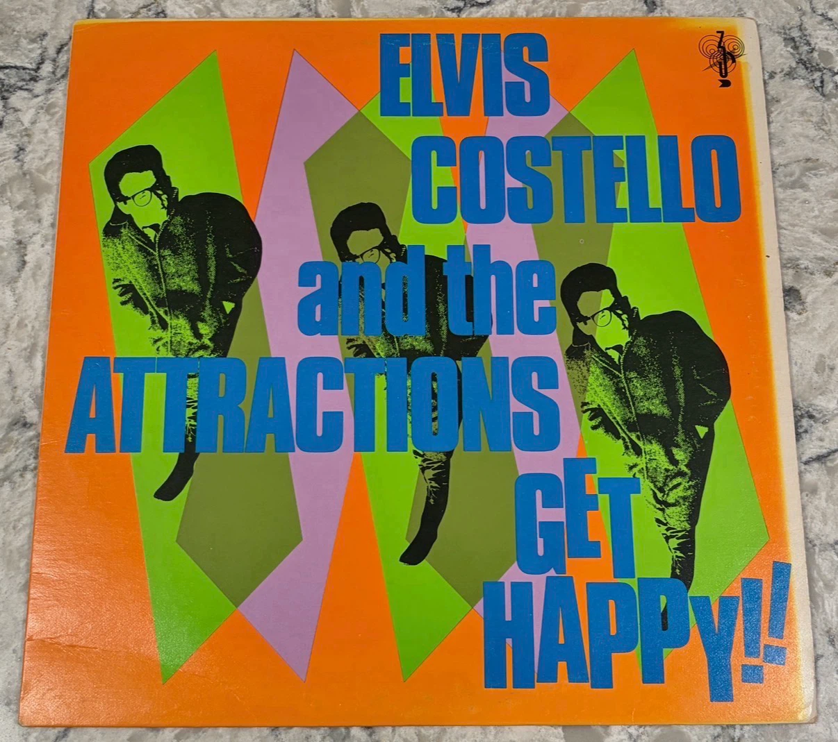 Elvis Costello Get Happy!! Record 1980 Columbia (JC 36347)