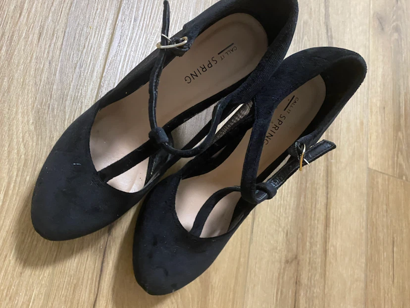 Call It Spring Black High Heel T-Strap Pumps - photo 3