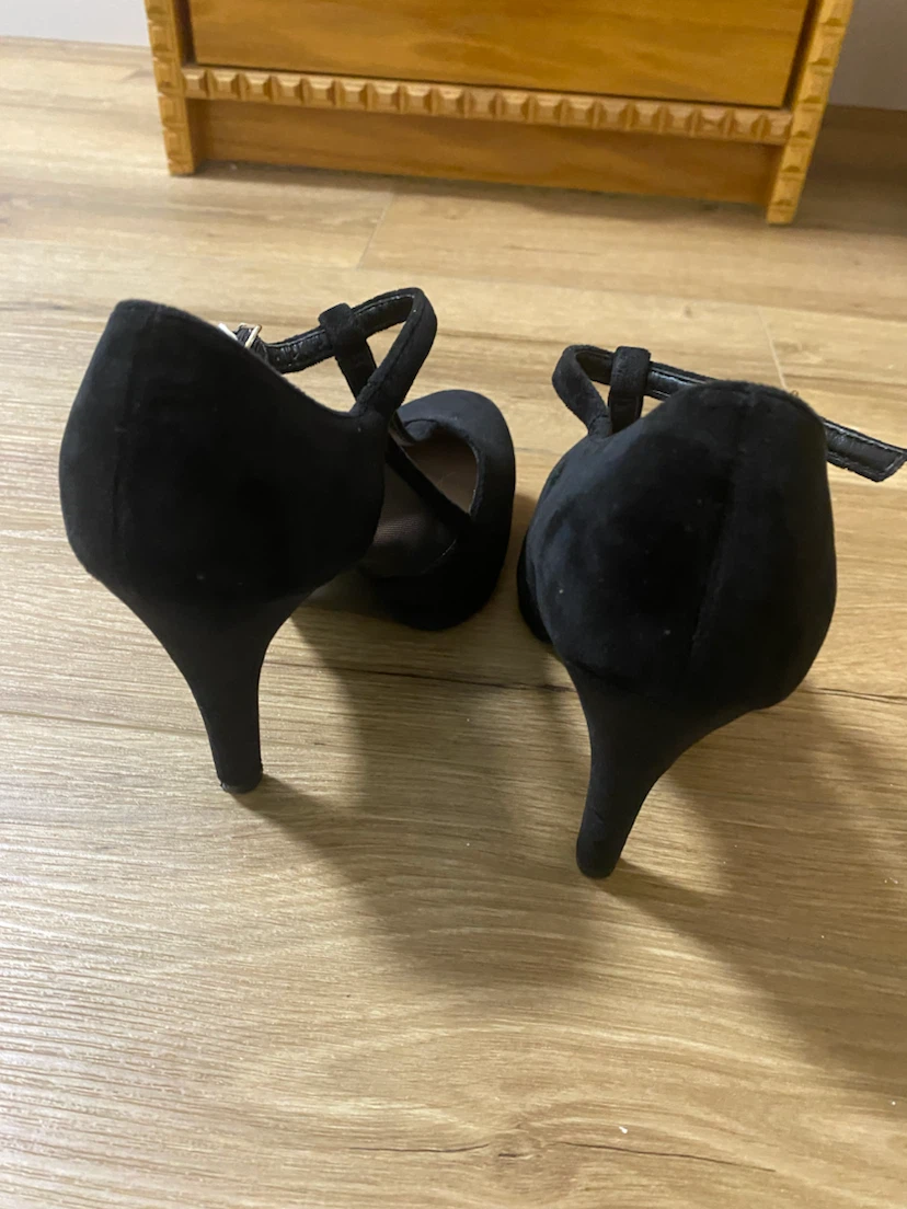 Call It Spring Black High Heel T-Strap Pumps - photo 5