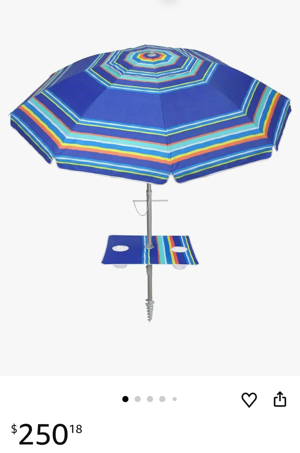 7ft Beach Umbrella