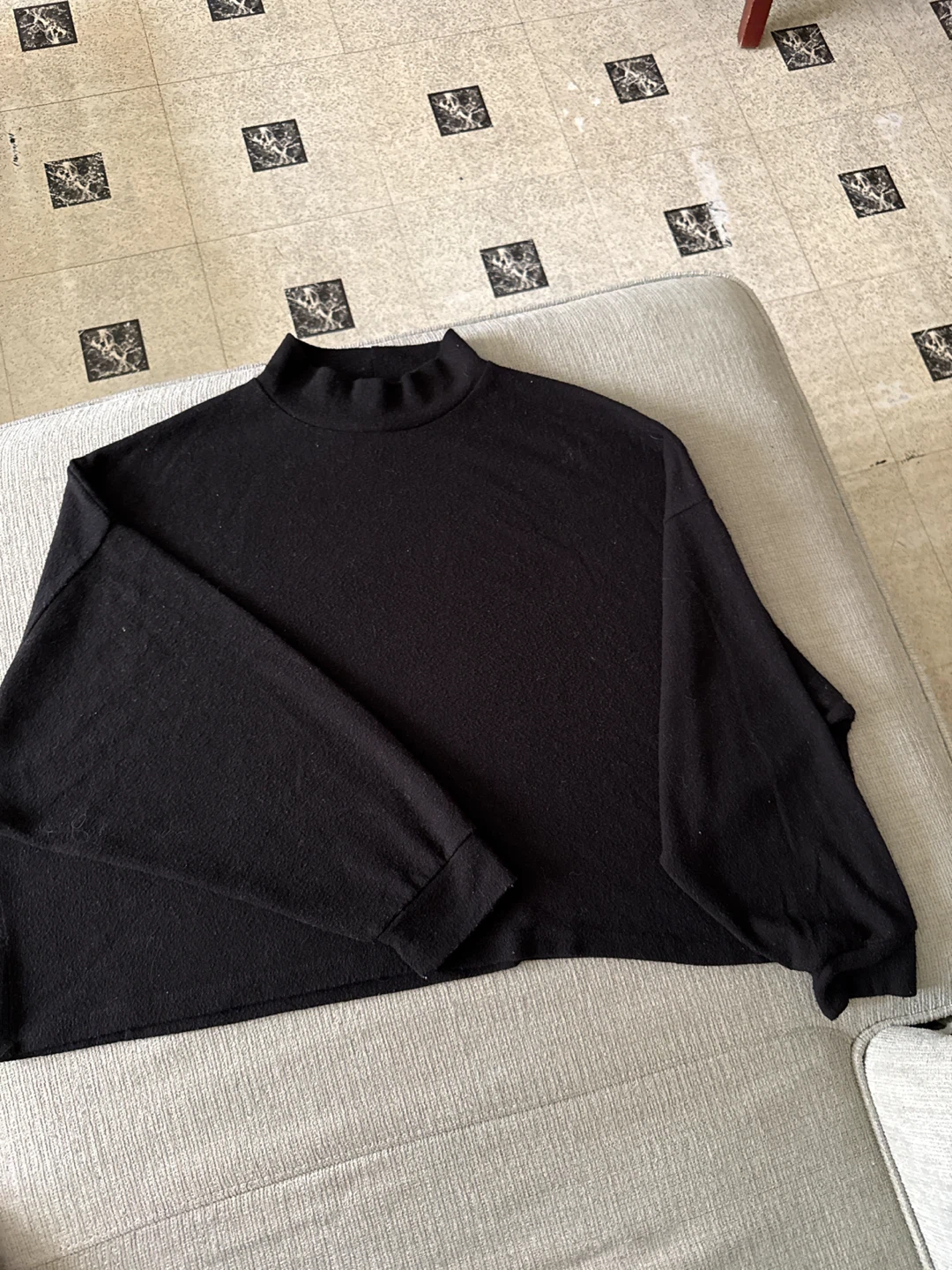 LILI sport Black Mock Neck Top - photo 2