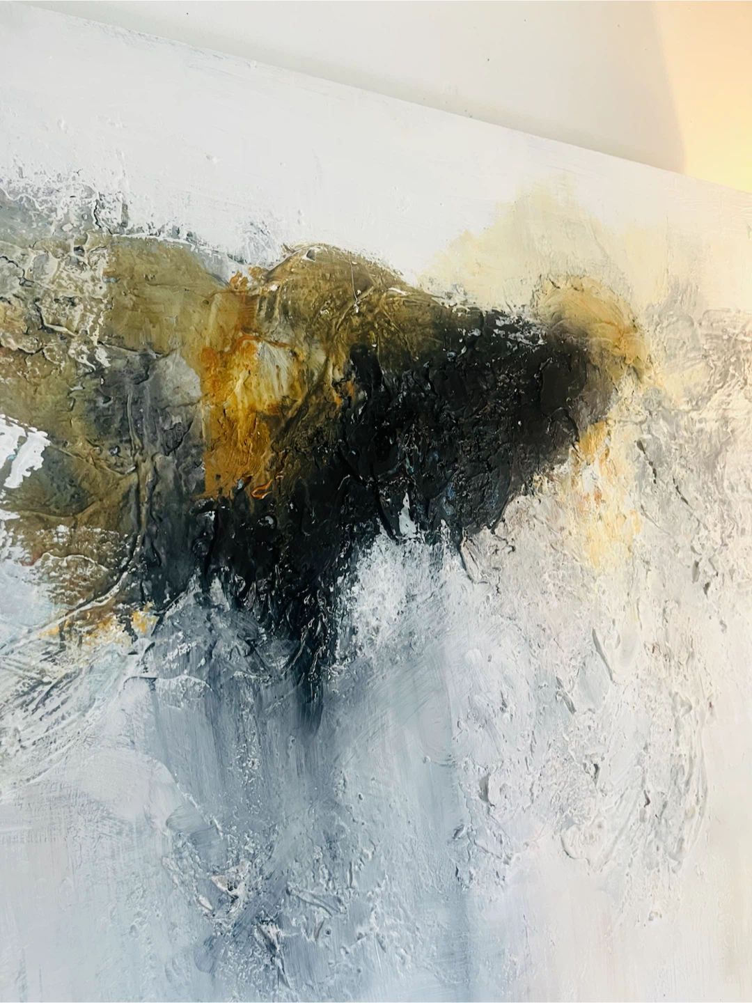 Original Oil Abstract - 40” x 40” - photo 5