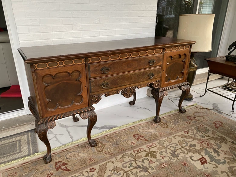 Antique restored buffet W 72 H37 H24