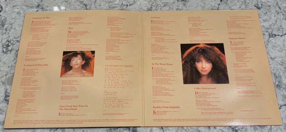 Kate Bush Lionheart Record 1978 🇨🇦 Press Harvest (STAO-6456) - photo 3