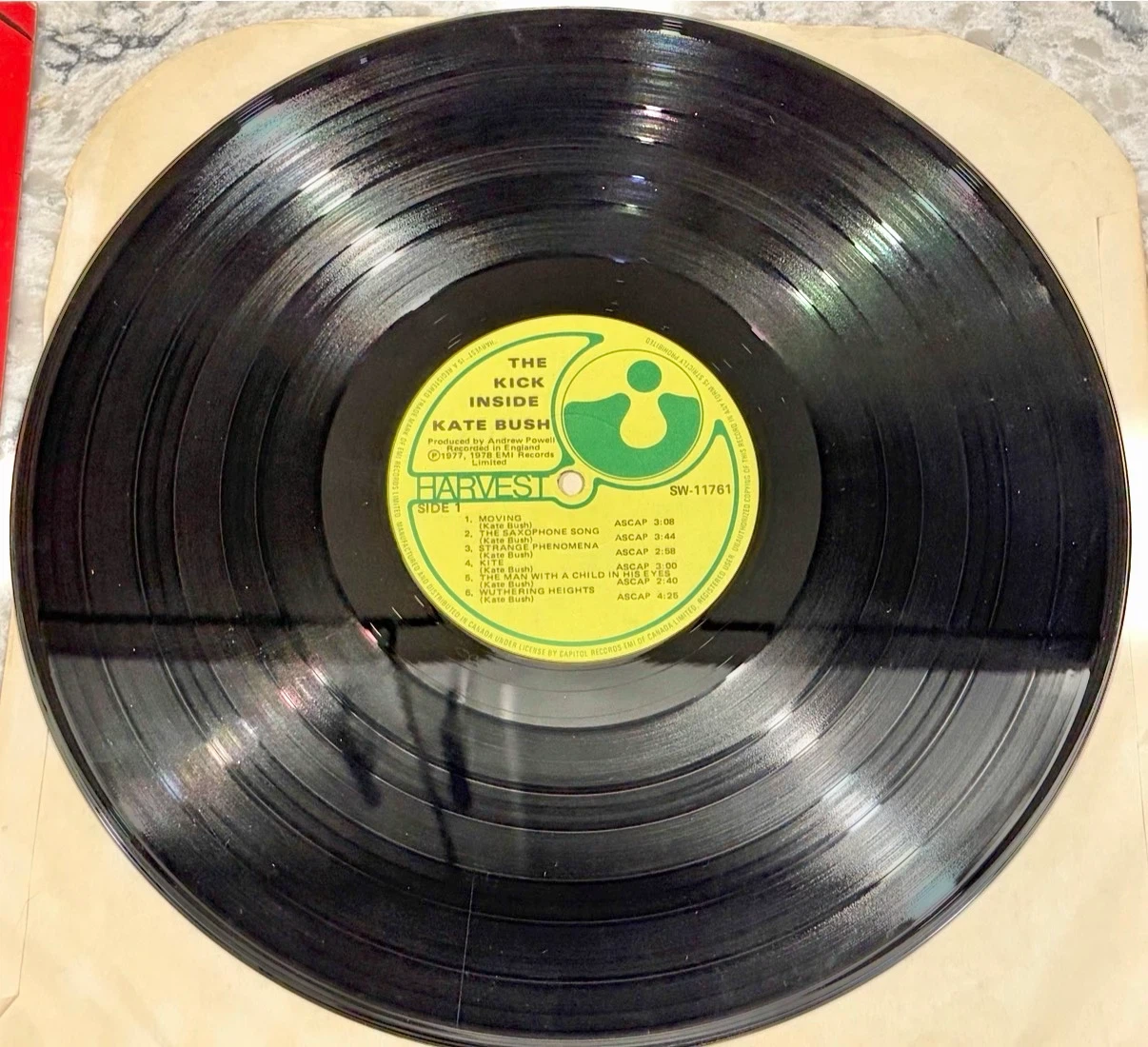 Kate Bush – The Kick Inside Record 1978 (SW-11761) 🇨🇦 Pressing - photo 3