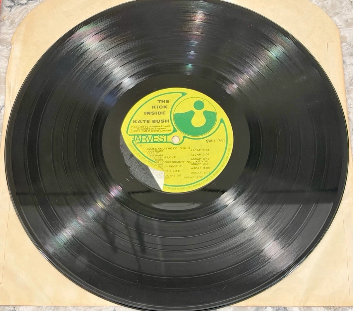 Kate Bush – The Kick Inside Record 1978 (SW-11761) 🇨🇦 Pressing - photo 4