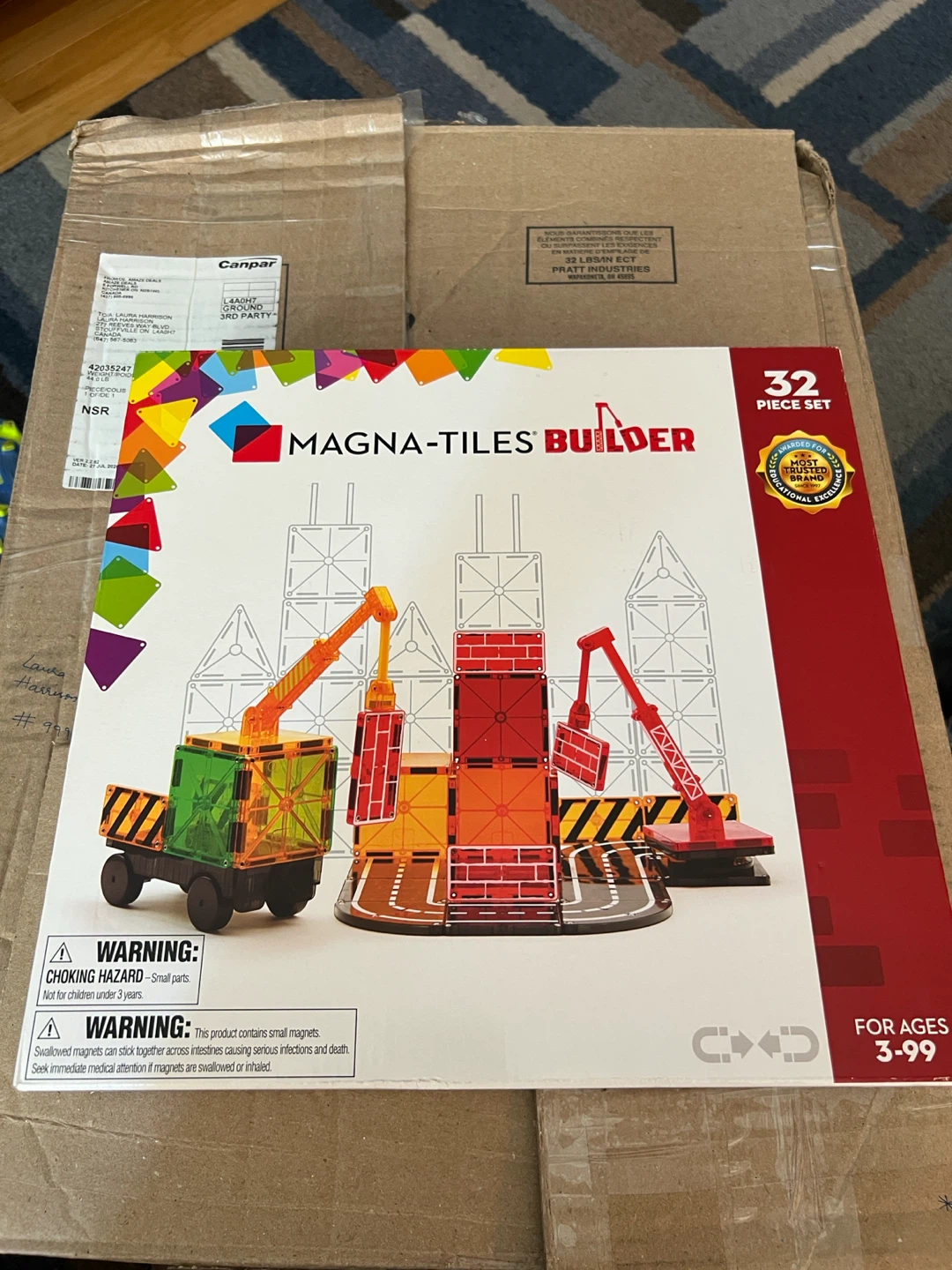 Magna-Tiles Builder 32 Piece Set
