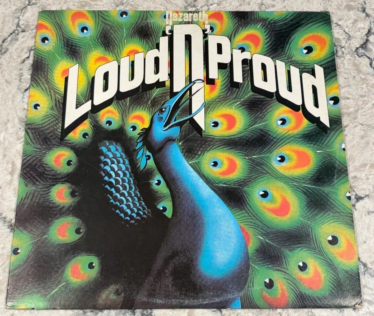 Nazareth Loud ’N’ Proud Record 1973 A&M 🇨🇦 Press (SP-3609)