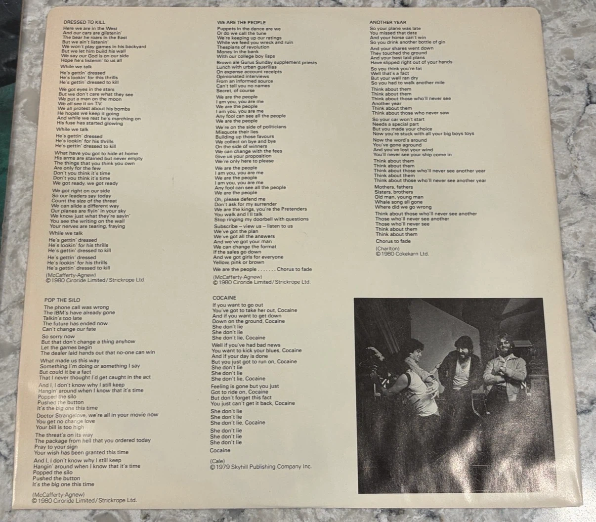 Nazareth The Fool Circle 1980 🇨🇦 Pressing A&M (SP-4844) Record - photo 4