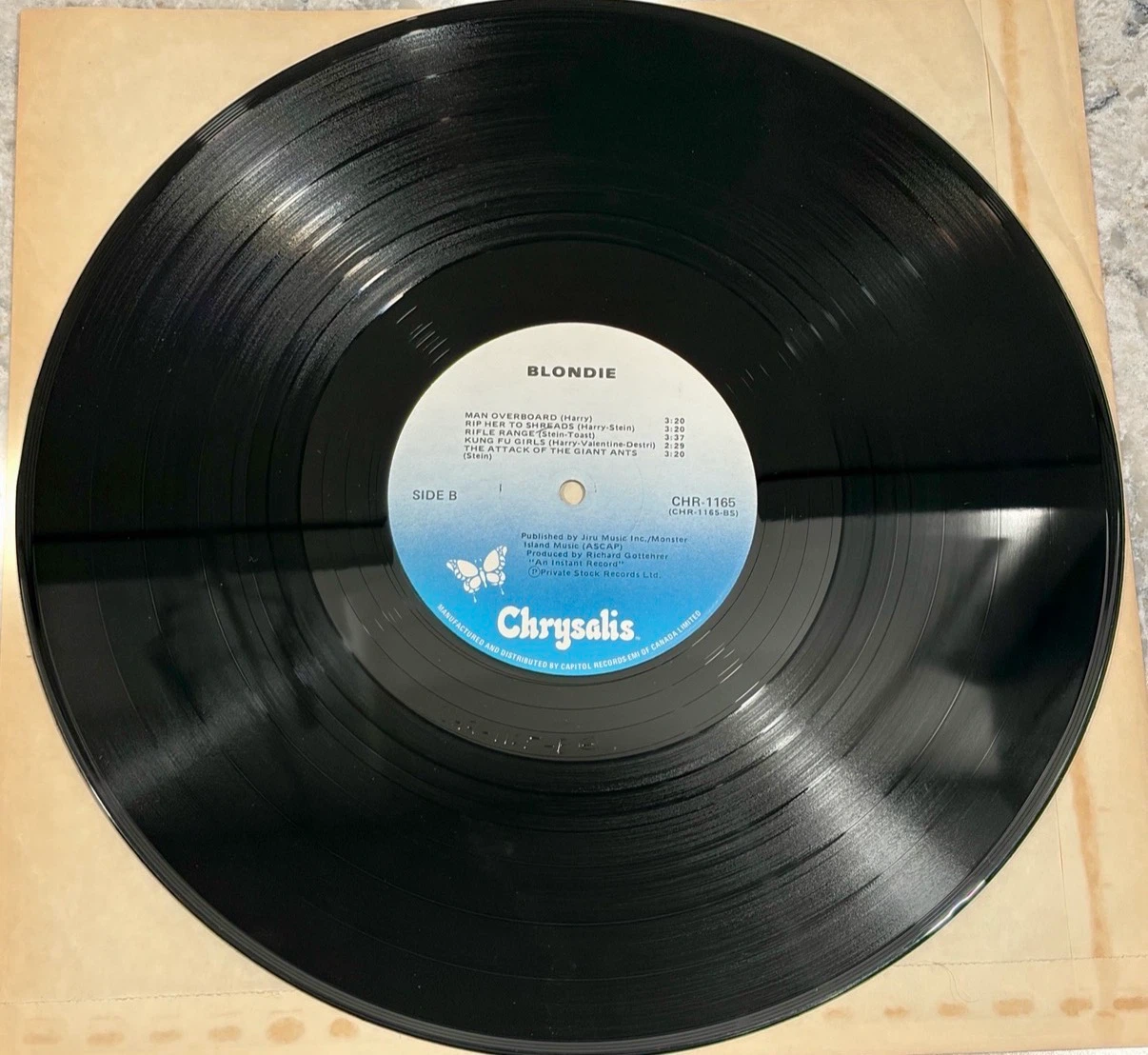 Blondie – Self-Titled Record 1977 (CHR-1165) Chrysalis 🇨🇦 Press - photo 4
