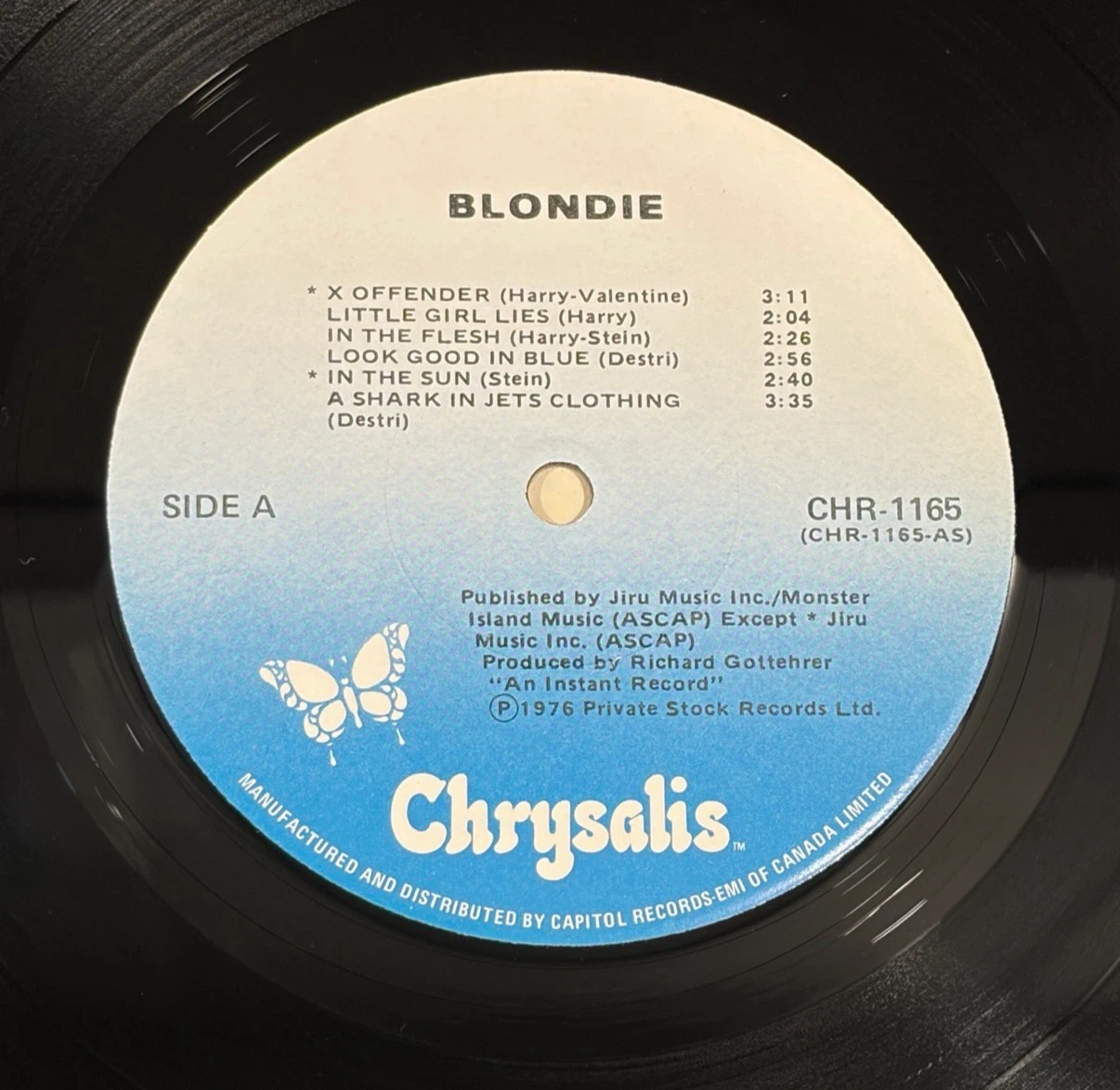Blondie – Self-Titled Record 1977 (CHR-1165) Chrysalis 🇨🇦 Press - photo 5