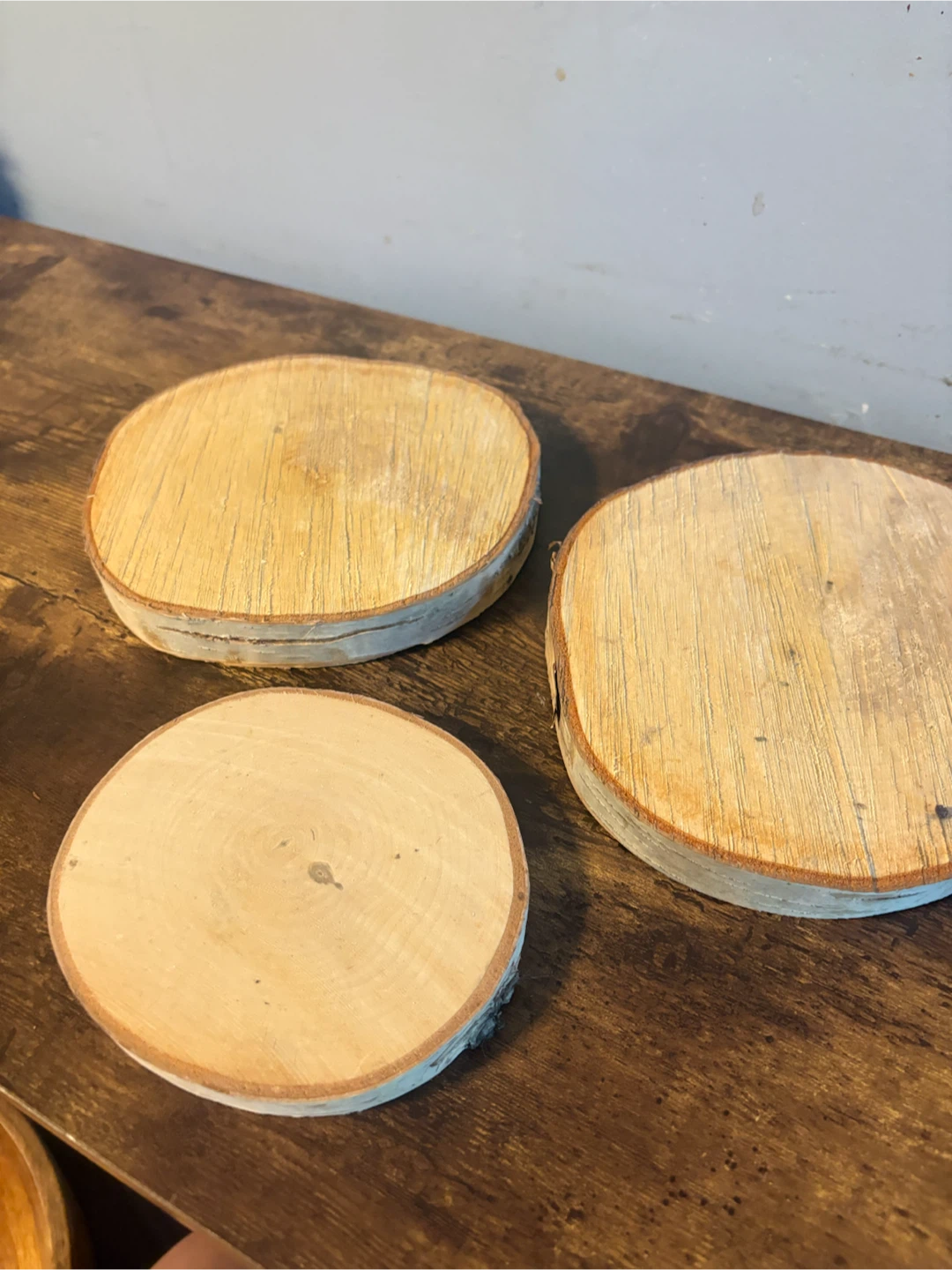 White Burch slices