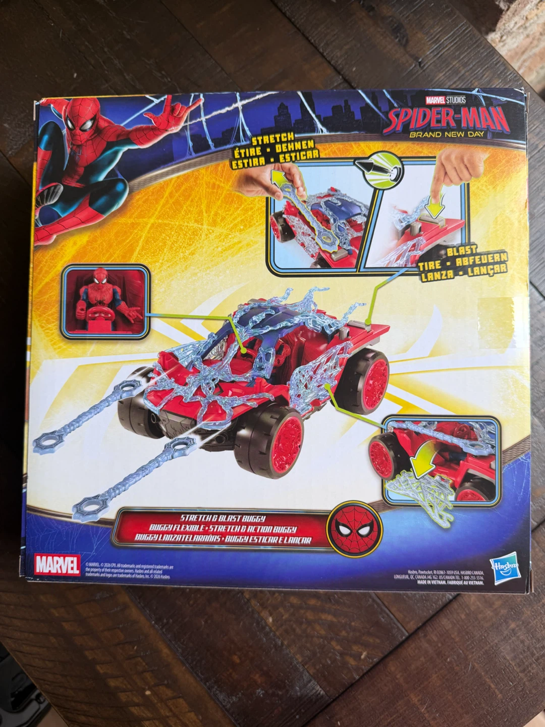 Marvel Spider-Man Stretch & Blast Buggy Toy - photo 4