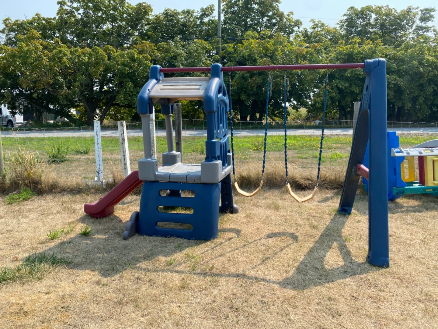 Little Tikes Plastic Playground with Swings and Slide