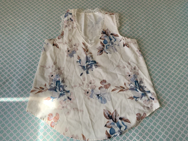 Women's Floral V-Neck Tank Top