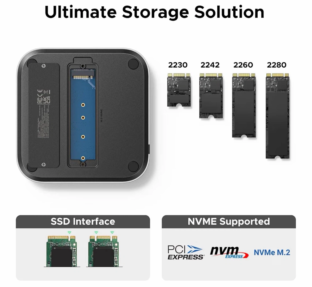 UGREEN M.2 NVMe SSD Enclosure and Hub for Mac Mini M1 - photo 4