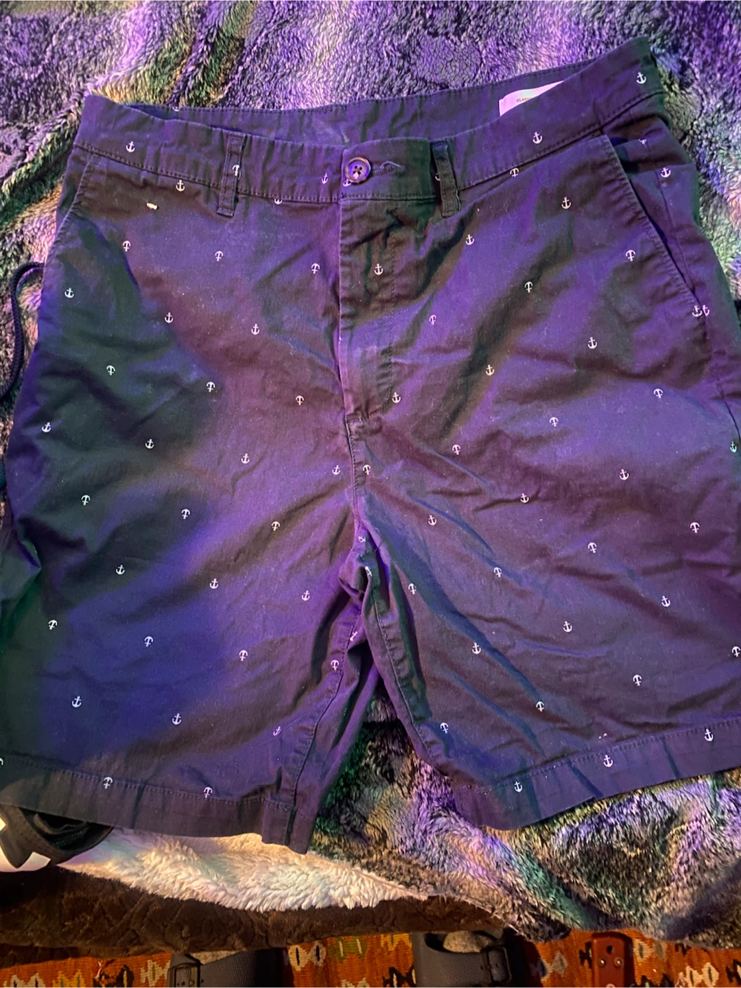 Men's White Performance Shorts with Zipper Pockets - photo 3