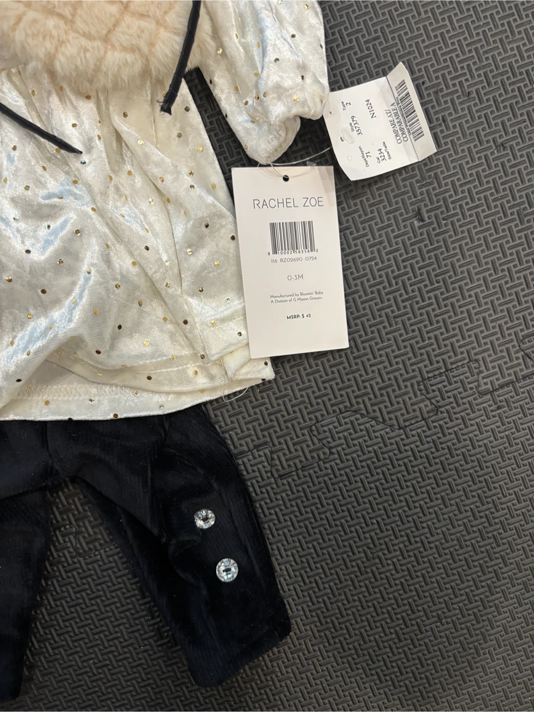 Rachel Zoe Baby 4 Piece Set - 0-3M - photo 3