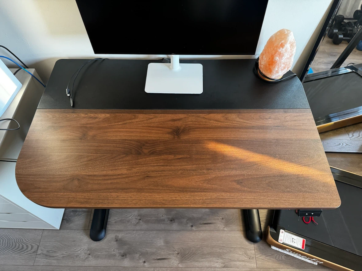 Adjustable Standing Desk - Walnut Top - photo 2
