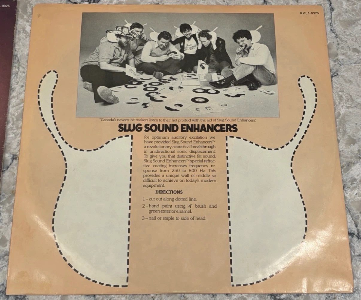 Doug & the Slugs Cognac & Bologna Record 1980 🇨🇦 (KKL1-0375) - photo 4