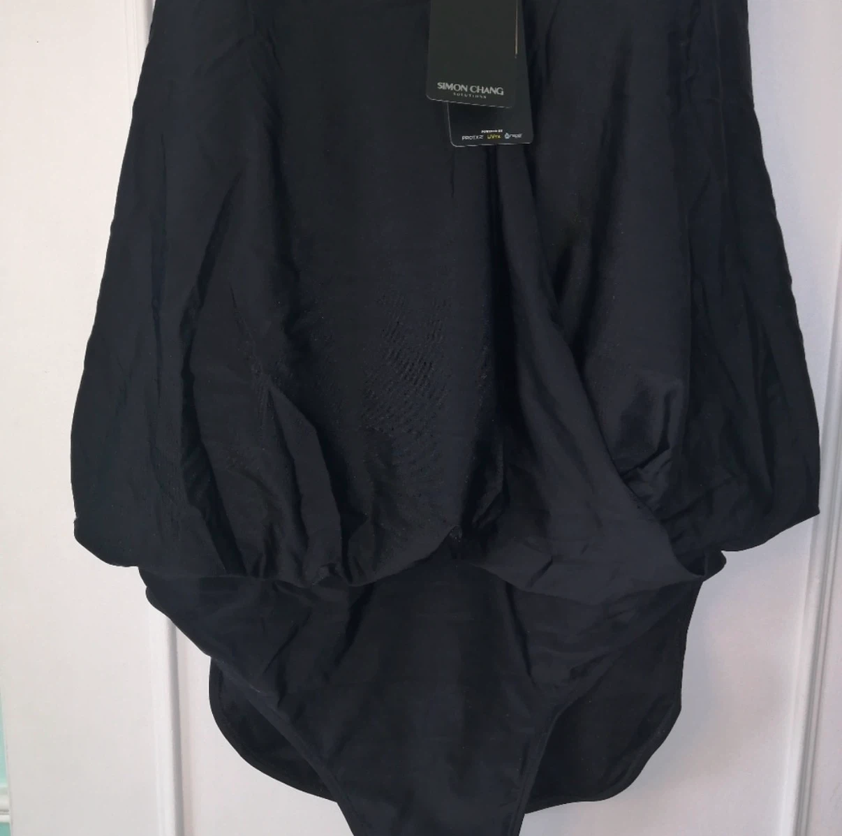 Simon Chang black bathing suit 18/1X - photo 2