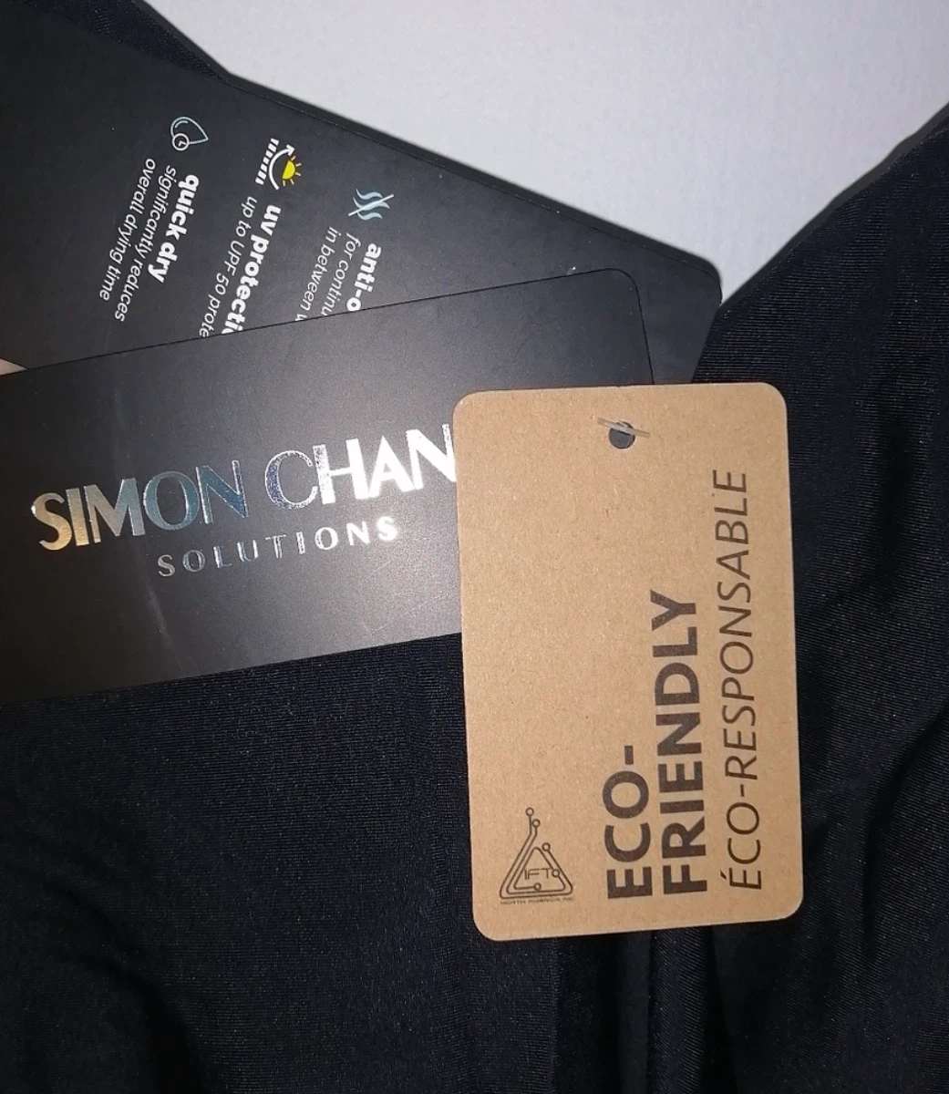 Simon Chang black bathing suit 18/1X - photo 3