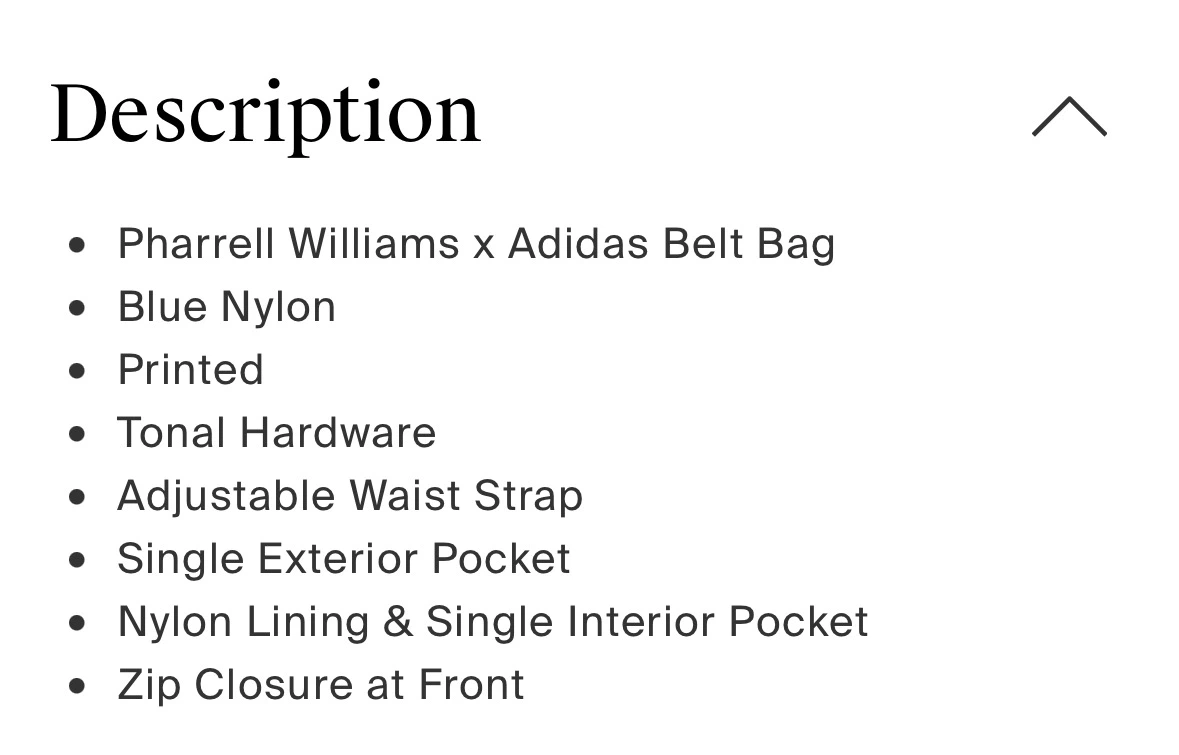 Pharrell Williams x Adidas Belt Bag - Blue Nylon - photo 2