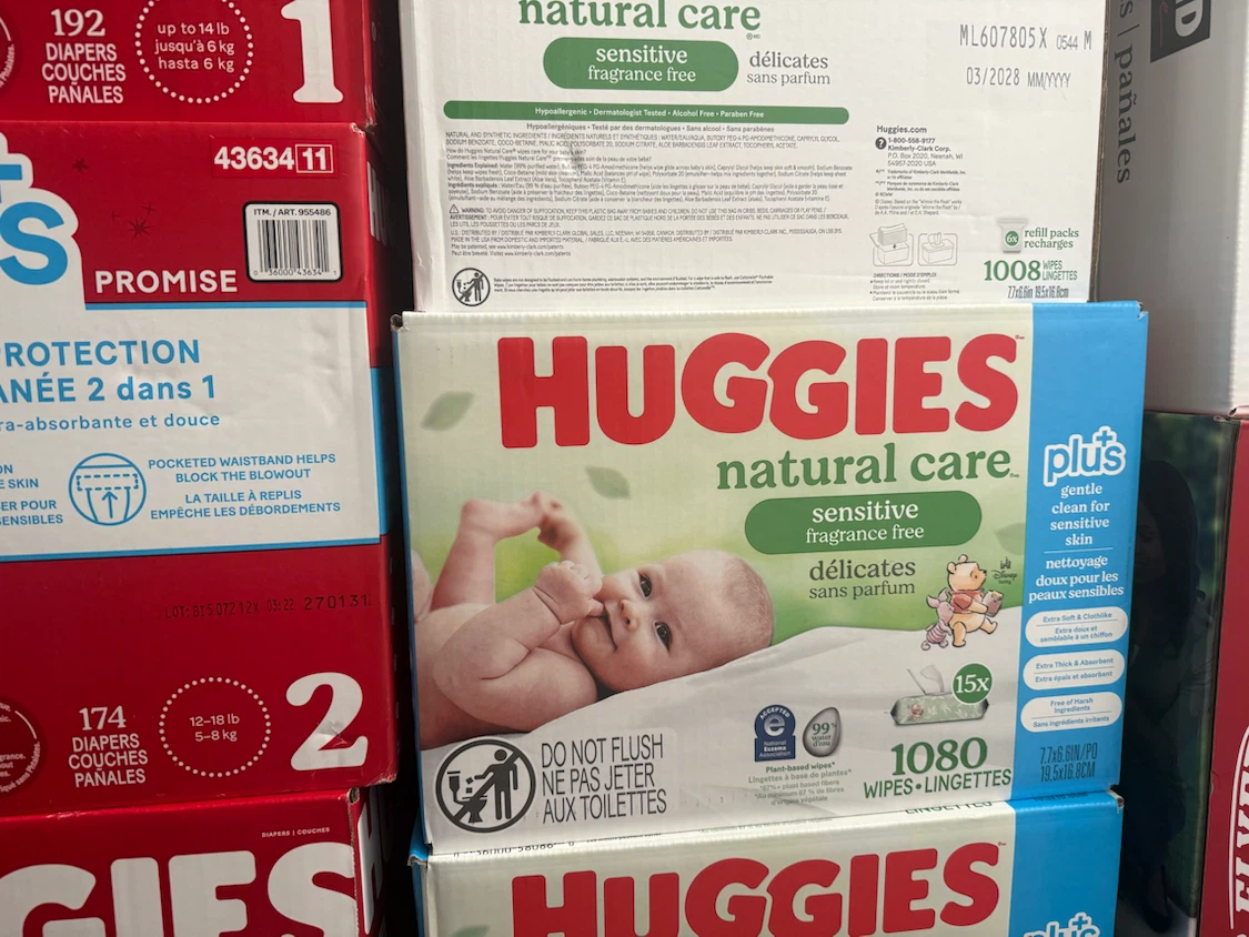 Huggies Natural Care Sensitive Fragrance Free Wipes