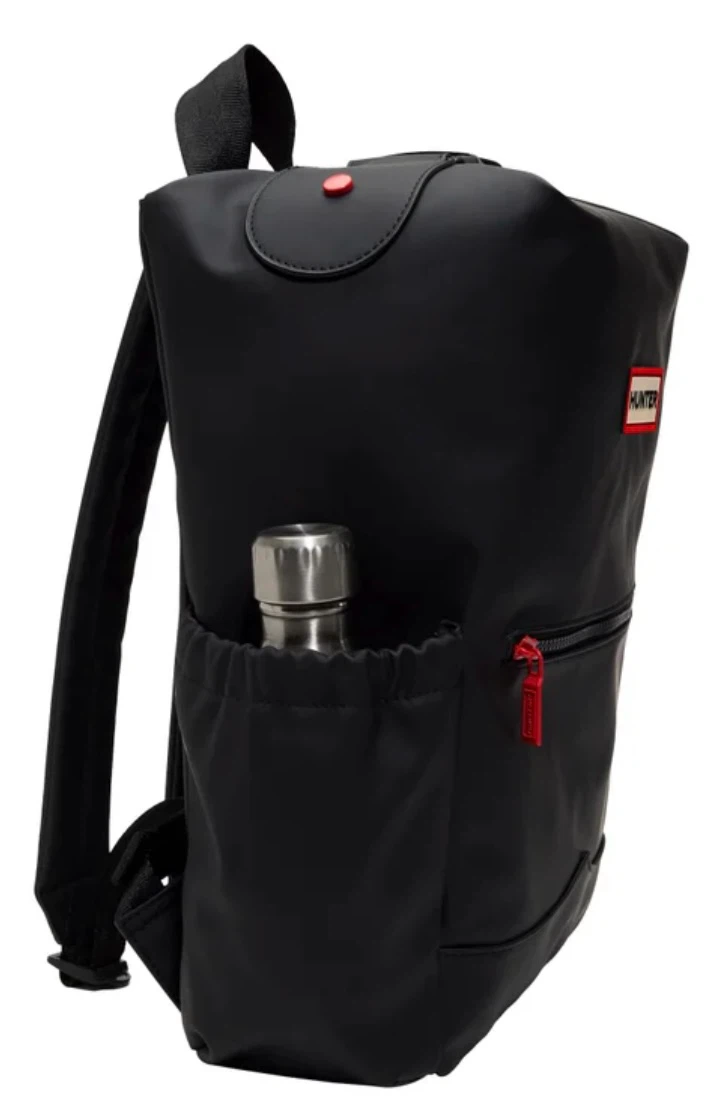 HUNTER Top Click Backpack, Laptop Bag in Smooth Black, NWT - photo 3