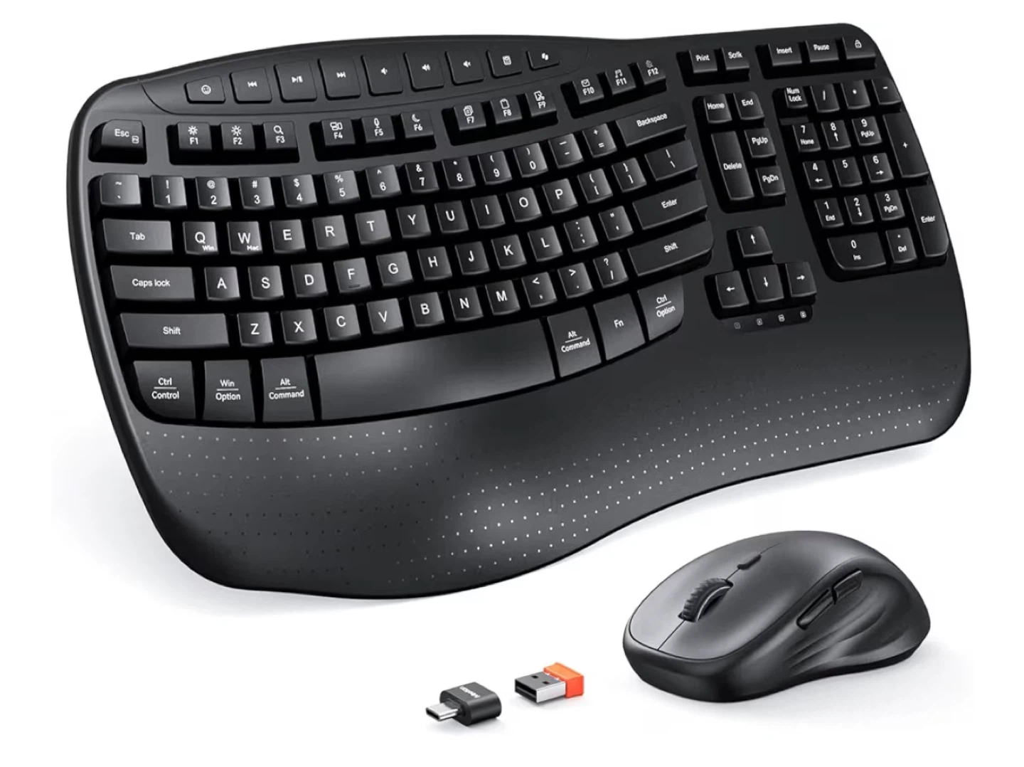 Ergonomic Keyboard and Mouse Wireless Combo