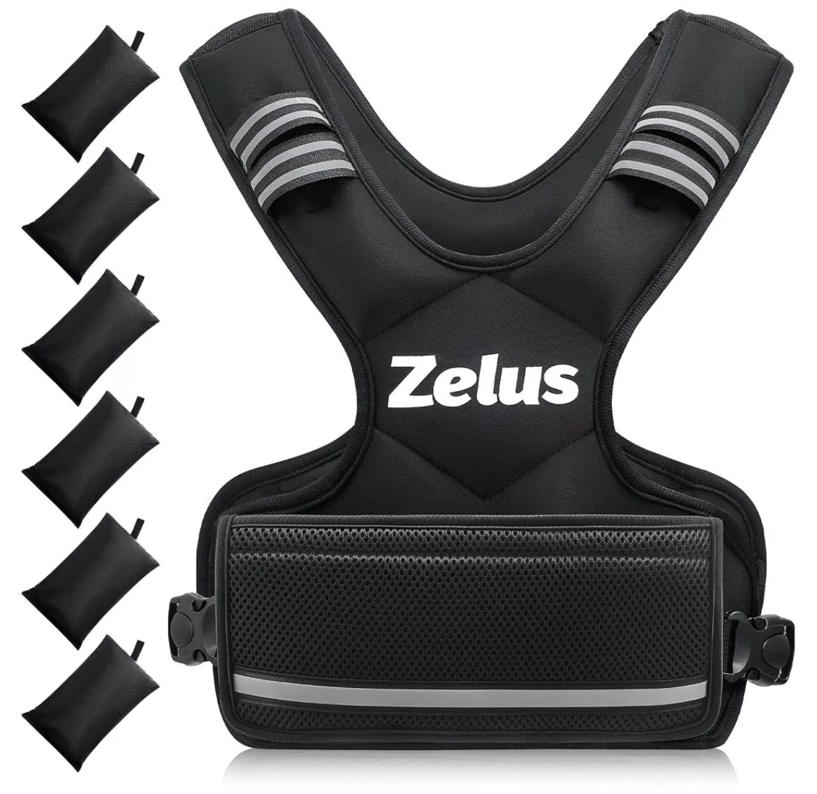 New Zelus Adjustable Weighted Vest 4-10lbs men or women