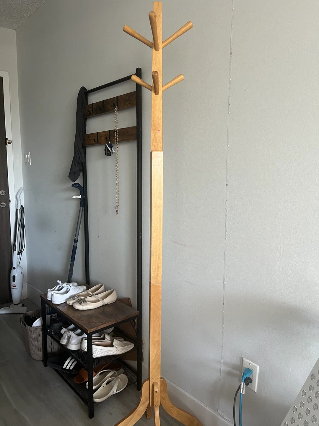 Wooden Coat Rack